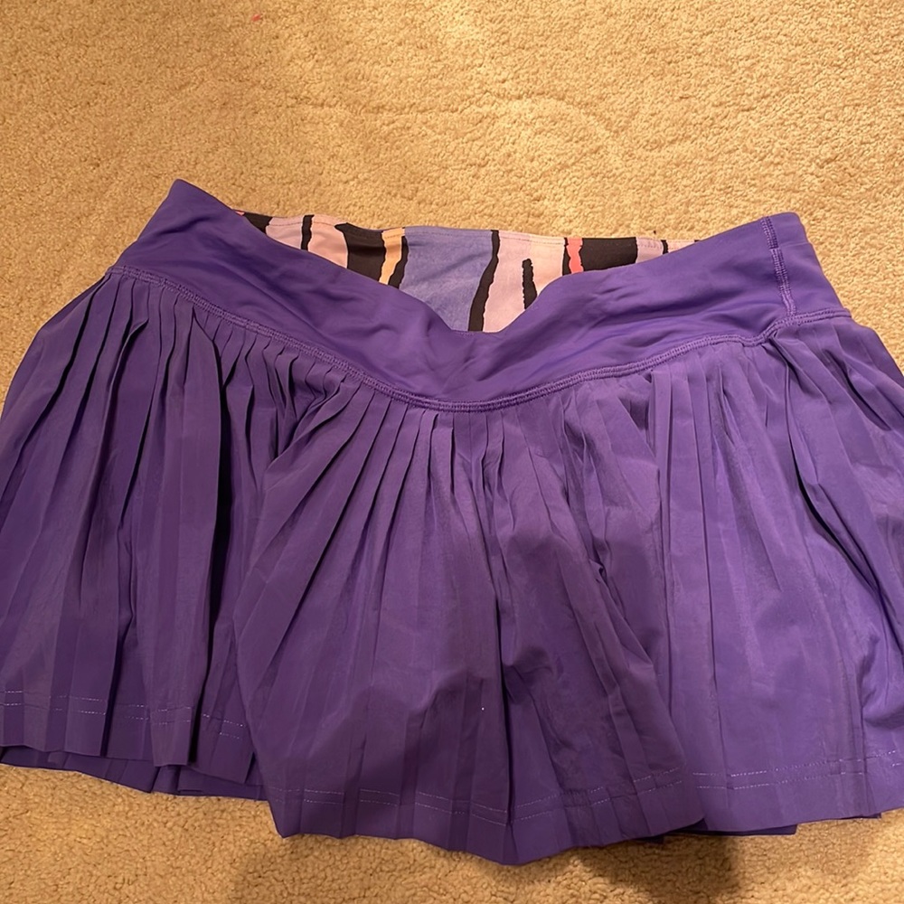 Lululemon purple pleated skort